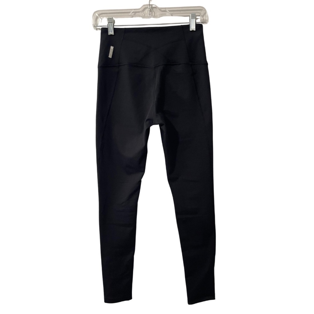 Zella Live In Leggings High Waist Full Length Stitch Detail Women's sz S Black